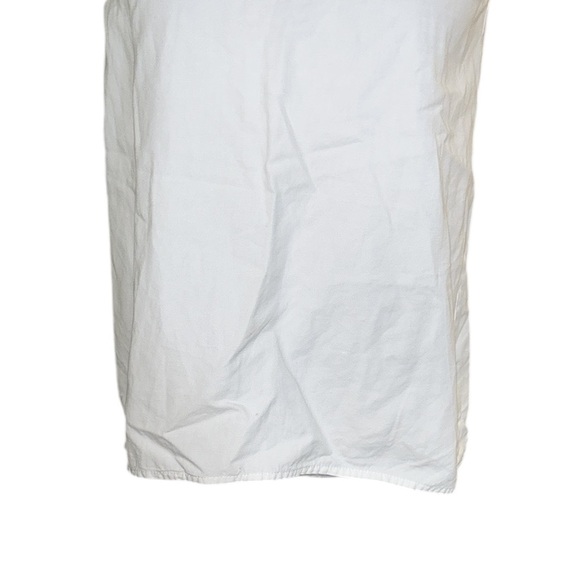 Tyler Boe Claudette White Linen Bow Tie Back Ruffle Sleeveless Top Blouse - XS - Picture 4 of 12